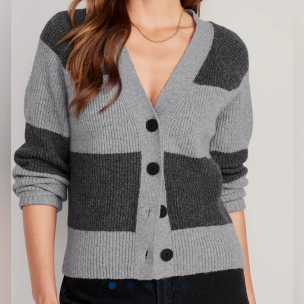 Old Navy shaker stitch oversized cardigan - Picture 1 of 4
